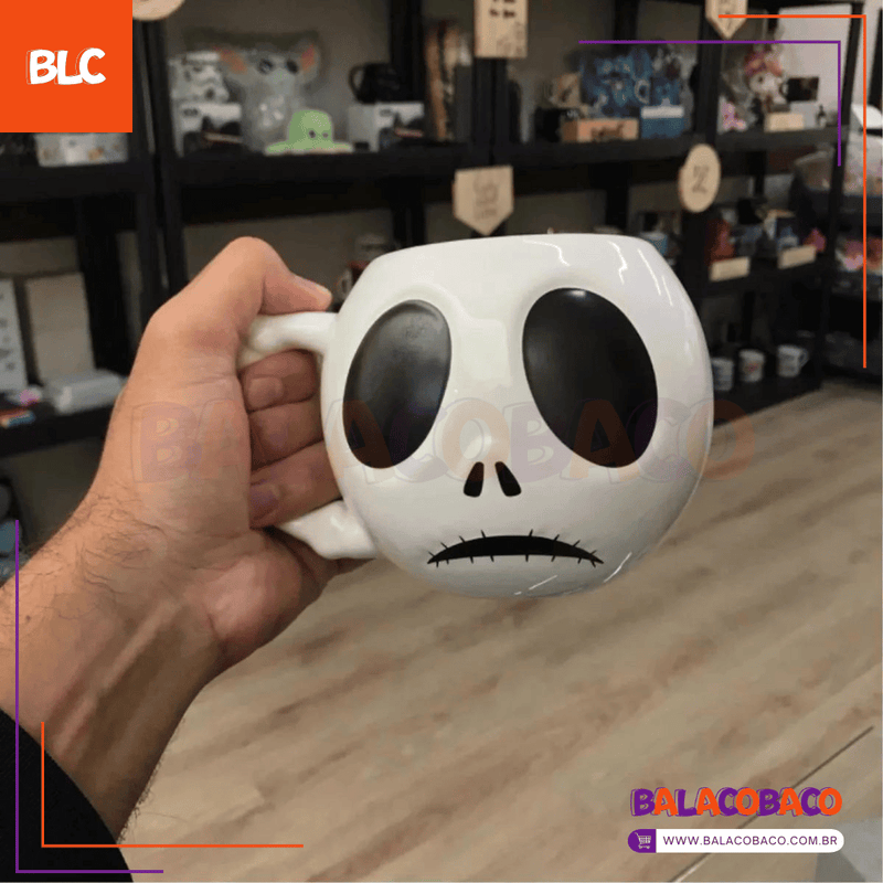 Caneca 3D The Nightmare Before Christmas Jack Skellig