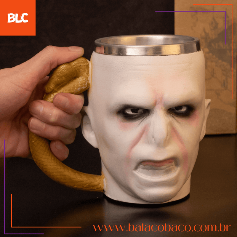 Caneca 3D Lord Voldemort Harry Potter